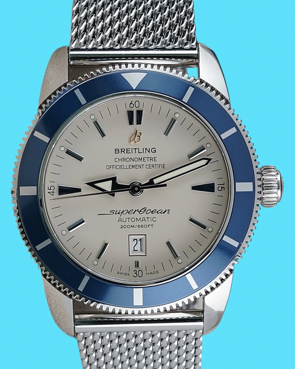 Breitling Superocean Heritage 46MM White Dial Steel Bracelet (A17320)