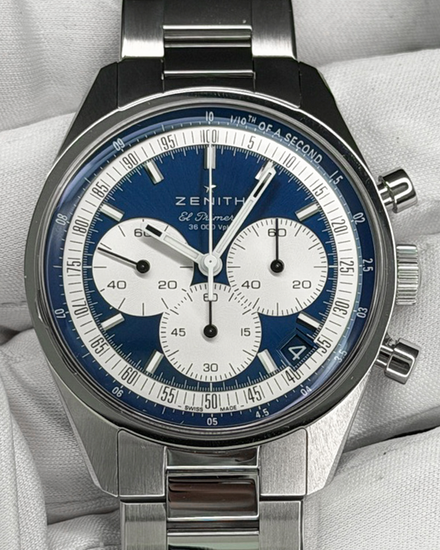 2023 Zenith Chronomaster Original 38MM Blue Dial Steel Bracelet (03.3200.3600/51.M3200)