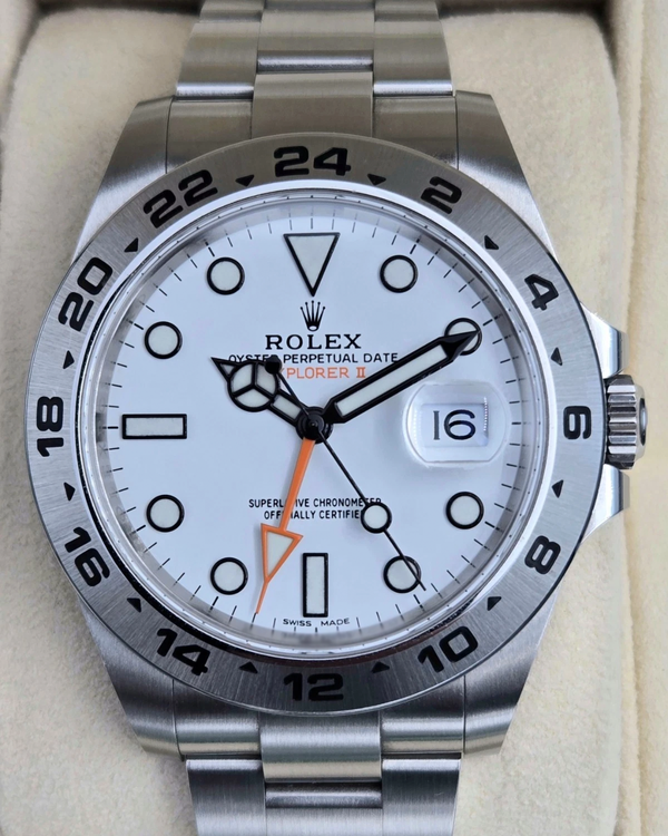 2019 Rolex Explorer II "Polar" 42MM White Dial Oyster Bracelet (216570)