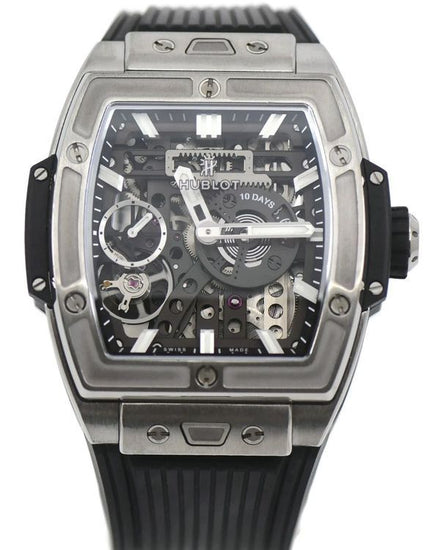 2022 Hublot Big Bang Meca 10 42MM Skeleton Dial Rubber Strap (614.NX.1170.RX)