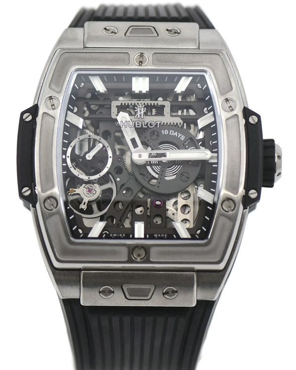 2022 Hublot Big Bang Meca 10 42MM Skeleton Dial Rubber Strap (614.NX.1170.RX)