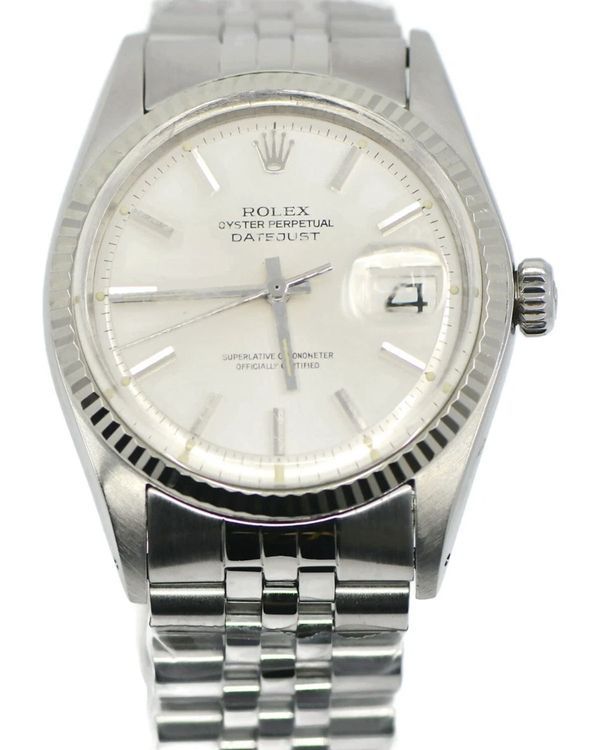 1974 Rolex Datejust 36MM Silver Dial Jubilee Bracelet (1601)