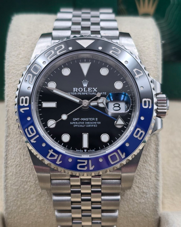 2021 Rolex GMT-Master II "Batgirl" 40MM Black Dial Jubilee Bracelet (126710BLNR)