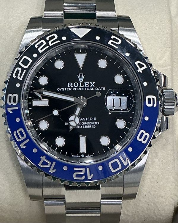 2026 Rolex GMT-Master II "Batman" 40MM Black Dial Oyster Bracelet (126710BLNR)