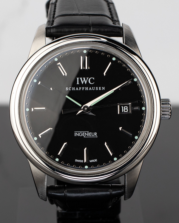2011 IWC Schaffhausen Ingenieur "Vintage Edition" 42.5MM Black Dial Leather Strap (IW323301)