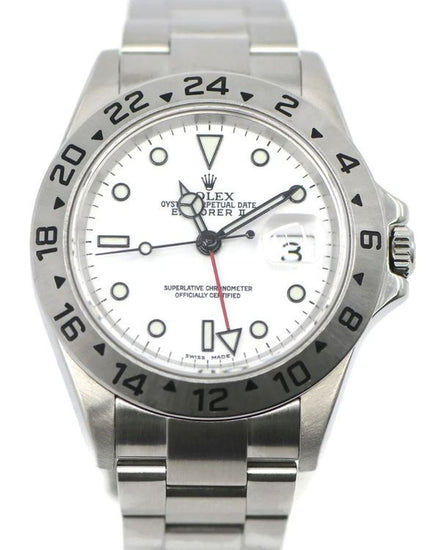 2004 Rolex Explorer II "Polar" 40MM White Dial Oyster Bracelet (16570)