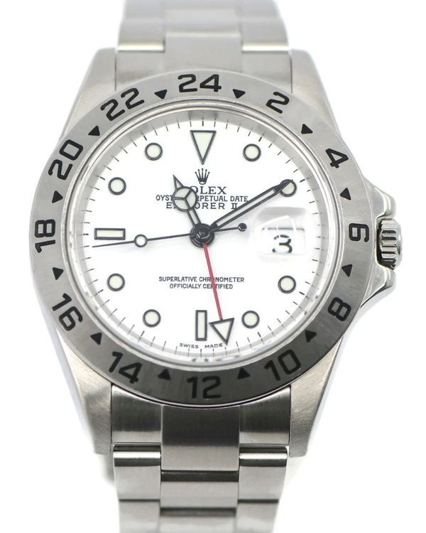 2004 Rolex Explorer II "Polar" 40MM White Dial Oyster Bracelet (16570)