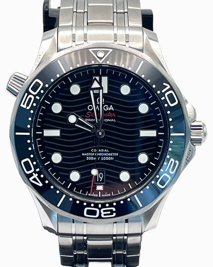 2023 Omega Seamaster Diver 300M 42MM Black Dial Steel Bracelet (210.30.42.20.01.001)