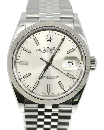 Rolex Datejust 36MM Silver Dial Jubilee Bracelet (126234)