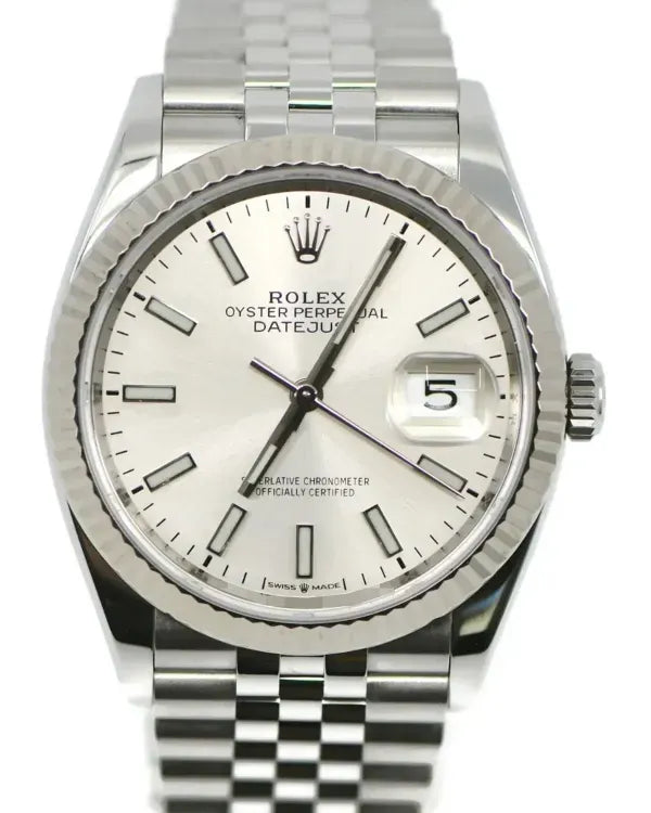 Rolex Datejust 36MM Silver Dial Jubilee Bracelet (126234)