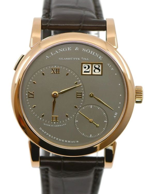 A. Lange & Söhne Lange 1 38.5MM Grey Dial Leather Strap (101.033)