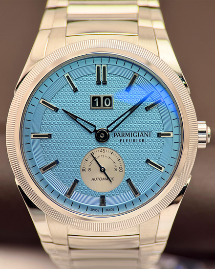 2023 Parmigiani Fleurier Tonda "Yoshida" L. E. 42MM Ice Blue Dial Steel Bracelet (PFS910-1020006-100182)