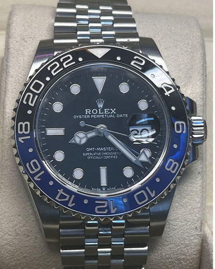 2023 Rolex GMT-Master II "Batgirl" 40MM Black Dial Jubilee Bracelet (126710BLNR)