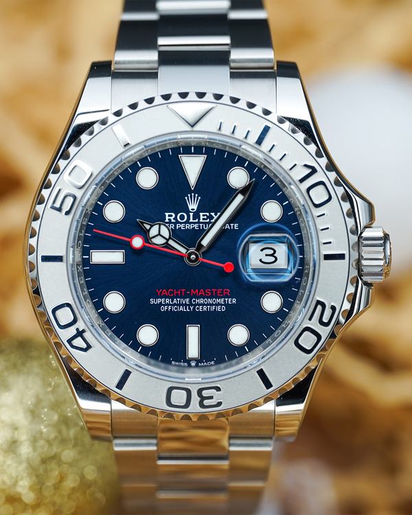 No Reserve - 2021 Rolex Yacht-Master 40MM Blue Dial Oyster Bracelet (126622)