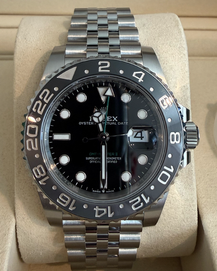 2026 Rolex GMT-Master II "Bruce Wayne" 40MM Black Dial Jubilee Bracelet (126710GRNR)