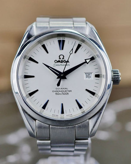 2005 Omega Seamaster Aqua Terra 39.2MM White Dial Steel Bracelet (2503.33.00)