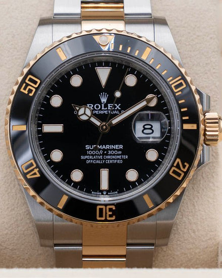 2025 Rolex Submariner Date 41MM Black Dial Two-Tone Oyster Bracelet (126613LN)