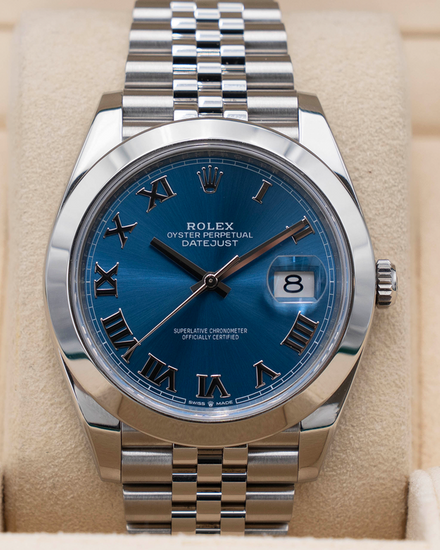 Rolex Datejust 41MM Blue Dial Jubilee Bracelet (126334)