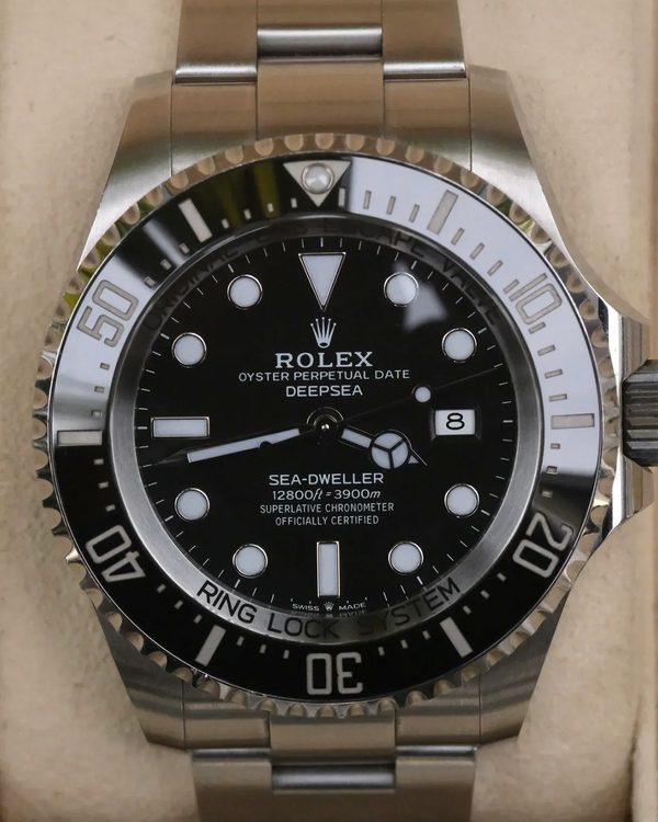 2021 Rolex Sea-Dweller Deepsea 44MM Black Dial Oyster Bracelet (126660)