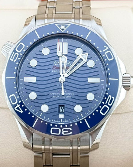 2026 Omega Seamaster Diver 300M 42MM Blue Dial Steel Bracelet (210.30.42.20.03.001)