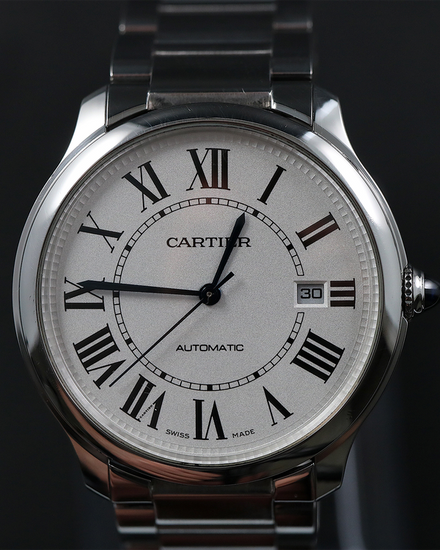 2022 Cartier Ronde De Cartier Must 40MM Silver Dial Steel Bracelet (WSRN0035)