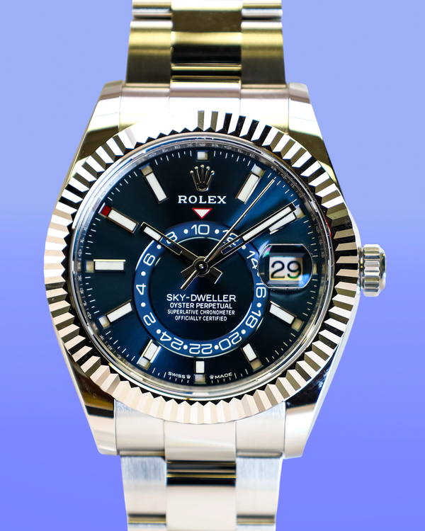 2026 Rolex Sky-Dweller 42MM Blue Dial Oyster Bracelet (336934)