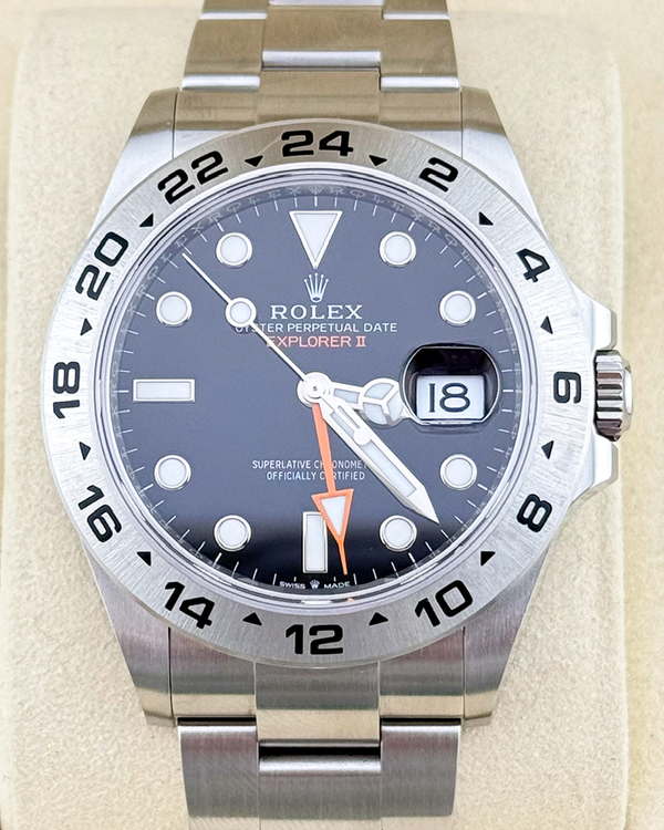 2025 Rolex Explorer II 42MM Black Dial Oyster Bracelet (226570)