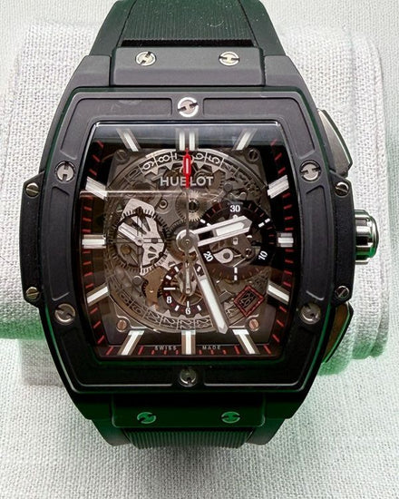 2020 Hublot Spirit Of Big Bang 45MM Skeleton Dial Rubber Strap (601.Cl.0173.RX)