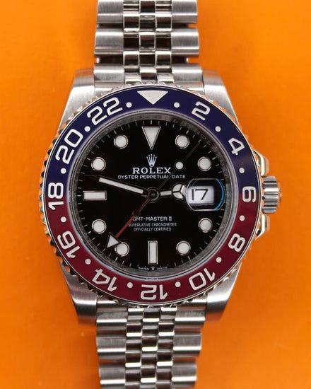2020 Rolex GMT-Master II "Pepsi" 40MM Black Dial Jubilee Bracelet (126710BLRO)