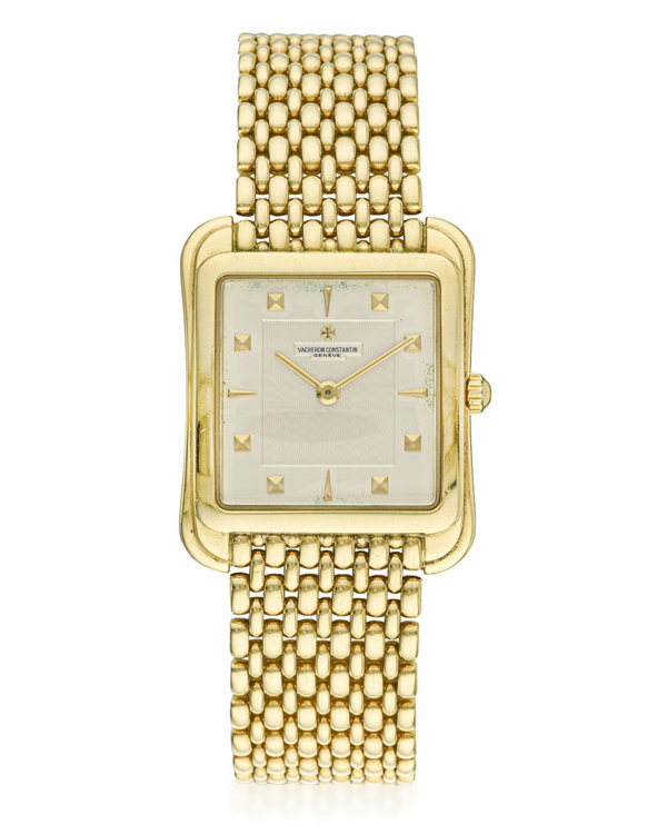 1990 Vacheron Constantin Toledo Liberté 35MM White Dial Yellow Gold Bracelet (31100)