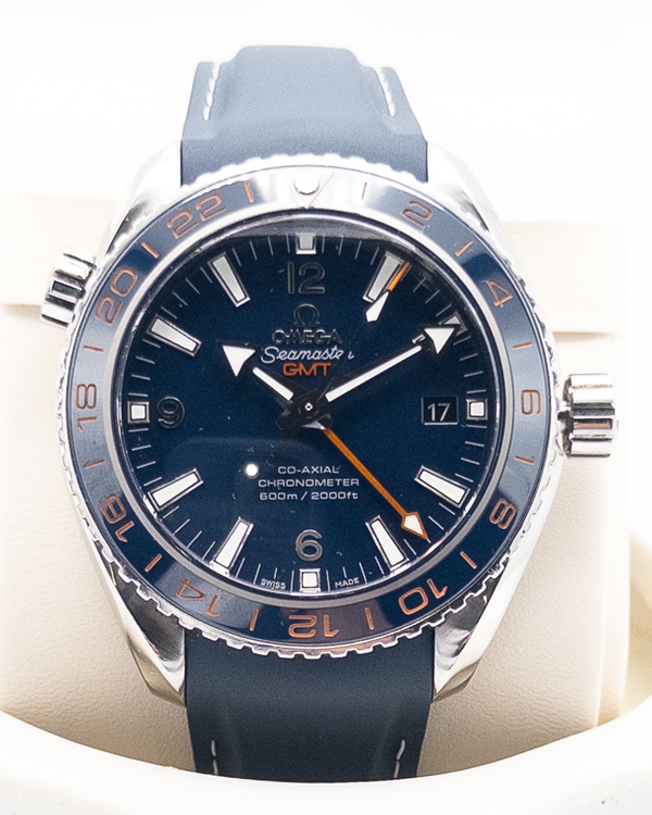 2019 Omega Seamaster Planet Ocean 600M "GoodPlanet" 43.5MM Blue Dial Rubber Strap (232.32.44.22.03.001)