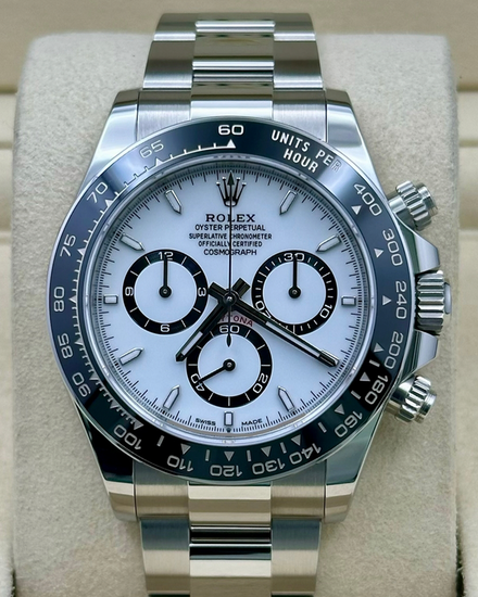 2024 Rolex Cosmograph Daytona "Panda" 40MM White Dial Oyster Bracelet (126500LN)
