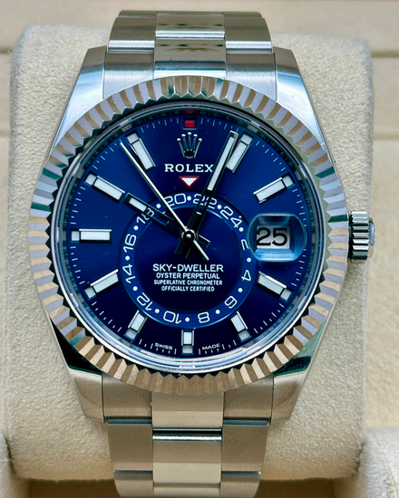 2021 Rolex Sky-Dweller 42MM Blue Dial Oyster Bracelet (326934)