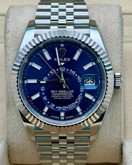 2026 Rolex Sky-Dweller 42MM Blue Dial Jubilee Bracelet (336934)