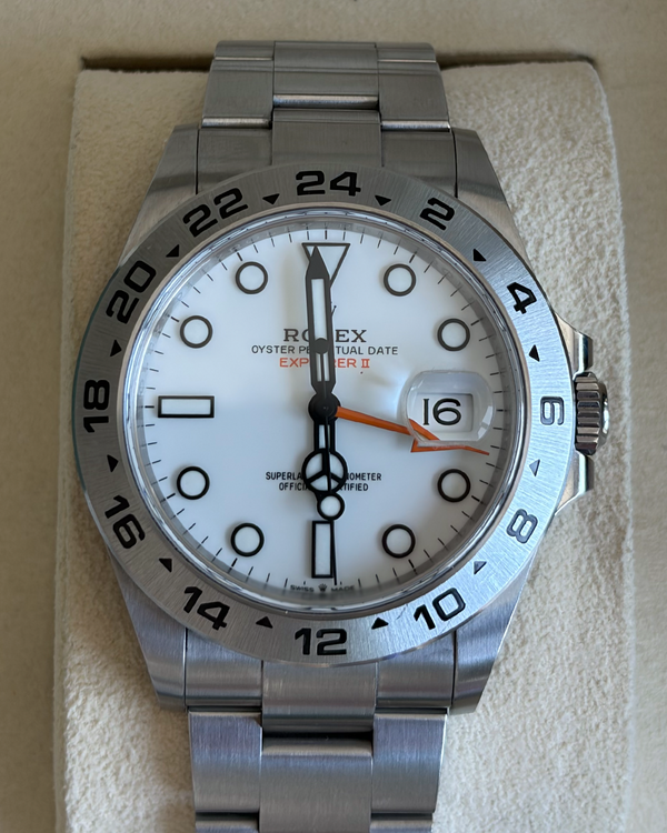 2025 Rolex Explorer II "Polar" 42MM White Dial Oyster Bracelet (226570)