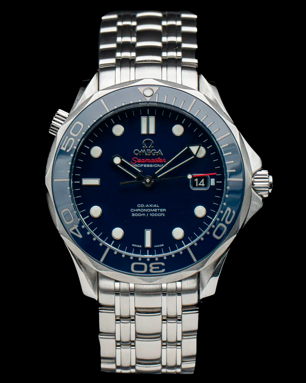 2019 Omega Seamaster Diver 300M 41MM Blue Dial Steel Bracelet (212.30.41.20.03.001)