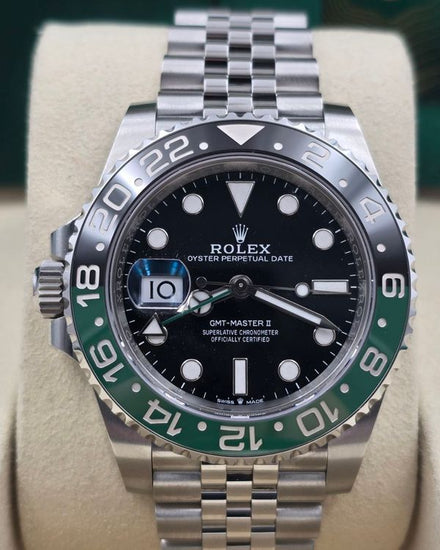 2025 Rolex GMT-Master II "Sprite" 40MM Black Dial Jubilee Bracelet (126720VTNR)