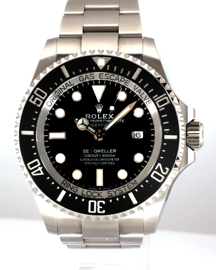 No Reserve - Rolex Sea-Dweller Deepsea 44MM Black Dial Oyster Bracelet (126660)
