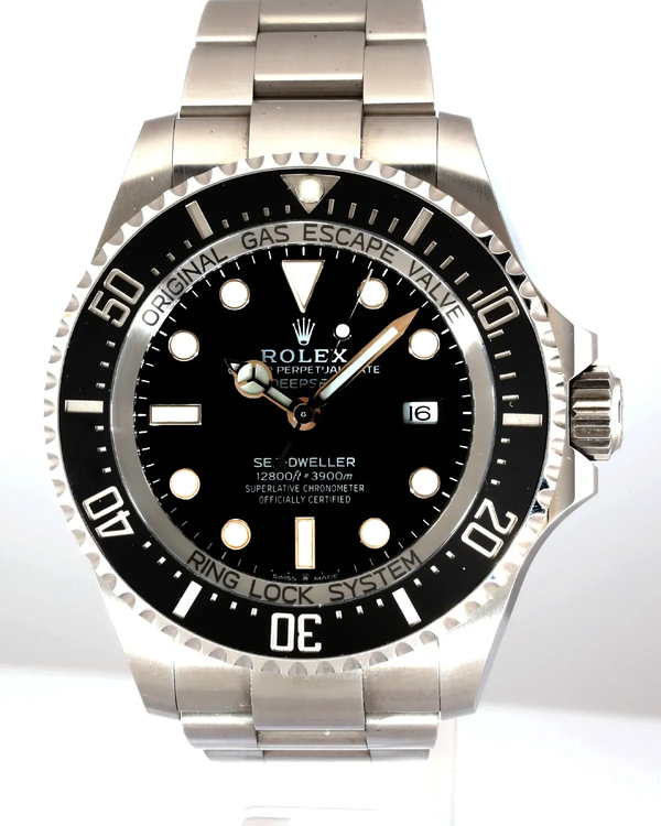 No Reserve - Rolex Sea-Dweller Deepsea 44MM Black Dial Oyster Bracelet (126660)