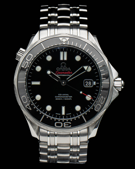 2020 Omega Seamaster Diver 300M 41MM Black Dial Steel Bracelet (212.30.41.20.01.003)