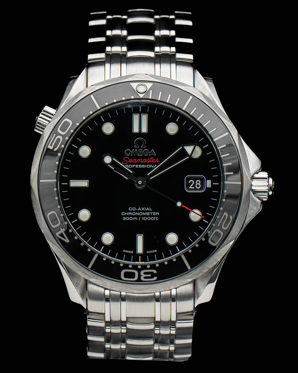 2021 Omega Seamaster Diver 300M 41MM Black Dial Steel Bracelet (212.30.41.20.01.003)