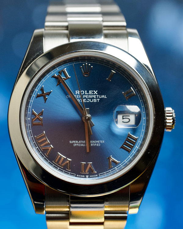 2023 Rolex Datejust 41MM Blue Dial Oyster Bracelet (126300)