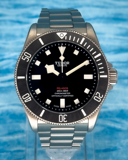 2025 Tudor Pelagos 39MM Black Dial Titanium Bracelet (25407N)