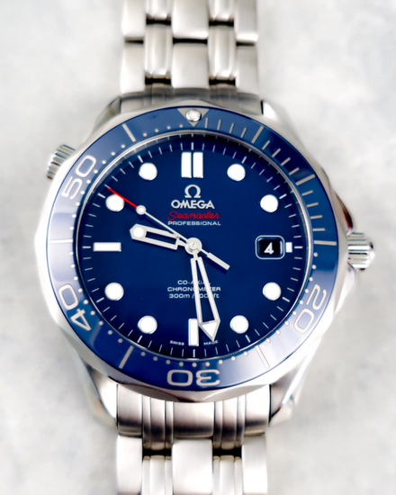 No Reserve - 2023 Omega Seamaster Diver 300M 41MM Blue Dial Steel Bracelet (212.30.41.20.03.001)