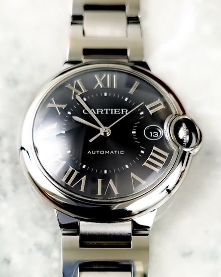 2022 Cartier Ballon Bleu 40MM Grey Dial Steel Bracelet (WSBB0060)