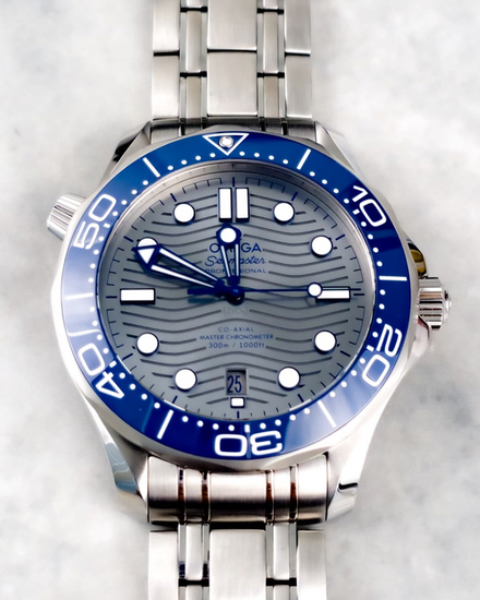 2023 Omega Seamaster Diver 300M 42MM Grey Dial Steel Bracelet (210.30.42.20.06.001)