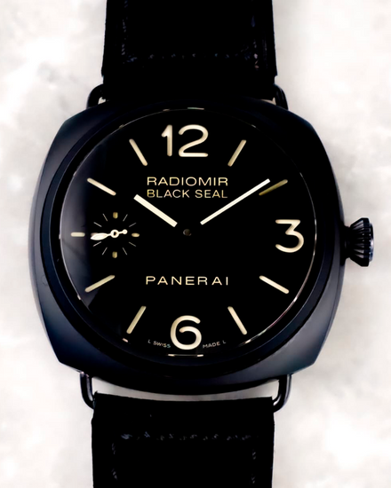 2015 Panerai Radiomir Black Seal L.E. 45MM Black Dial Leather Strap (PAM00292)