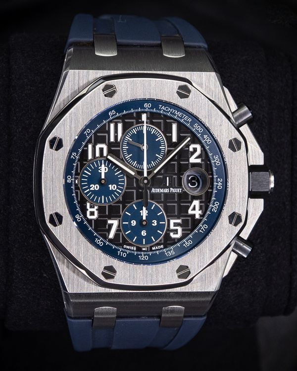 Audemars Piguet Royal Oak Offshore Chronograph 42MM Black Dial Rubber Strap (26470ST.OO.A028CR.01)