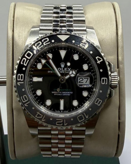 2024 Rolex GMT-Master II "Bruce Wayne" 40MM Black Dial Jubilee Bracelet (126710GRNR)