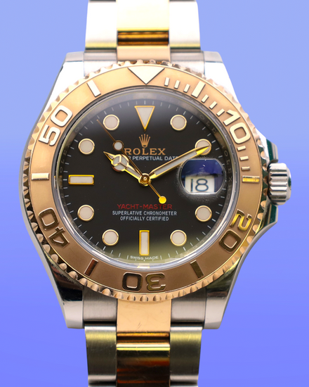 2016 Rolex Yacht-Master 40MM Black Dial Two-Tone Oyster Bracelet (116621)